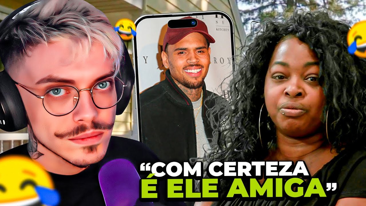 ela pensou estar NAMORANDO Chris Brown pela internet