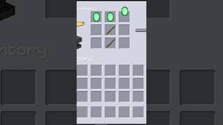 Make a emerald pickaxe