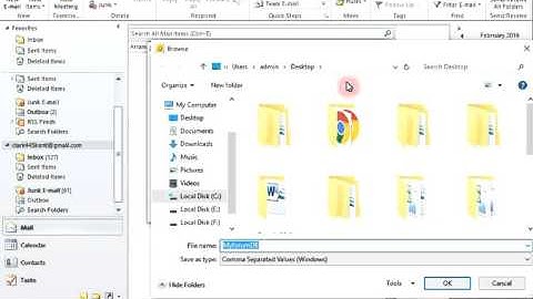 Back up MS Outlook’s Contacts/Address Book - 2013,2010,2007,2003