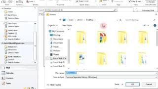 Back up MS Outlook’s Contacts/Address Book - 2013,2010,2007,2003