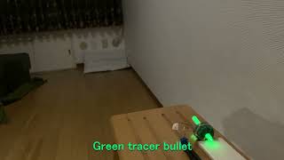 Test of the LED tracer bullet for coil gun