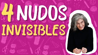 4 NUDOS INVISIBLES | ¿Cómo unir dos hilos de lana sin que se note en la labor?