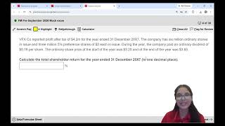 ACCA FM Pre September 26 Mock Debrief | Section A | Tushita Gupta | @beingacca
