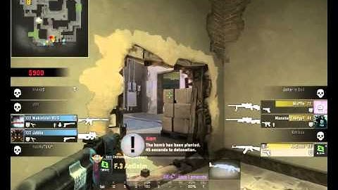 CSGO | 1v5 Clutch ACE | de_mirage