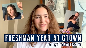 12 Things I Wish I Knew Before my Freshman Year at Georgetown (+ college acceptance reaction)