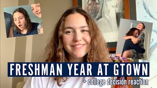 12 Things I Wish I Knew Before My Freshman Year At Georgetown College Acceptance Reaction