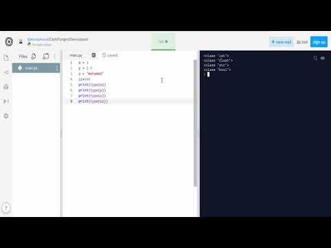 Variables and Data Types in python | المتغيرات وأنواع البيانات في بايثون