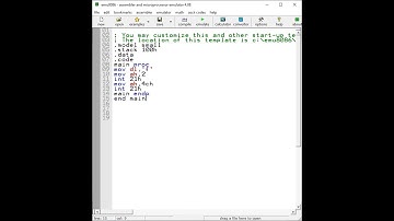 assembly program to print single character