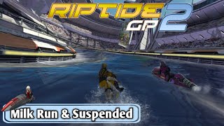 Riptide GP2 // Race 1: Beginner's Luck // Milk Run & Suspended // 4K Racing
