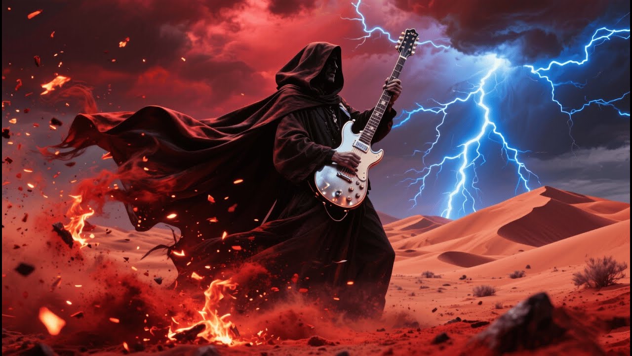 Slow Burn Desert Blues | Psychedelic Guitars on a Cosmic Highway