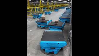 Two Amazon warehouse robots got caught in an infinite loop #Amazon #Robotics #Fail #AI #Warehouse