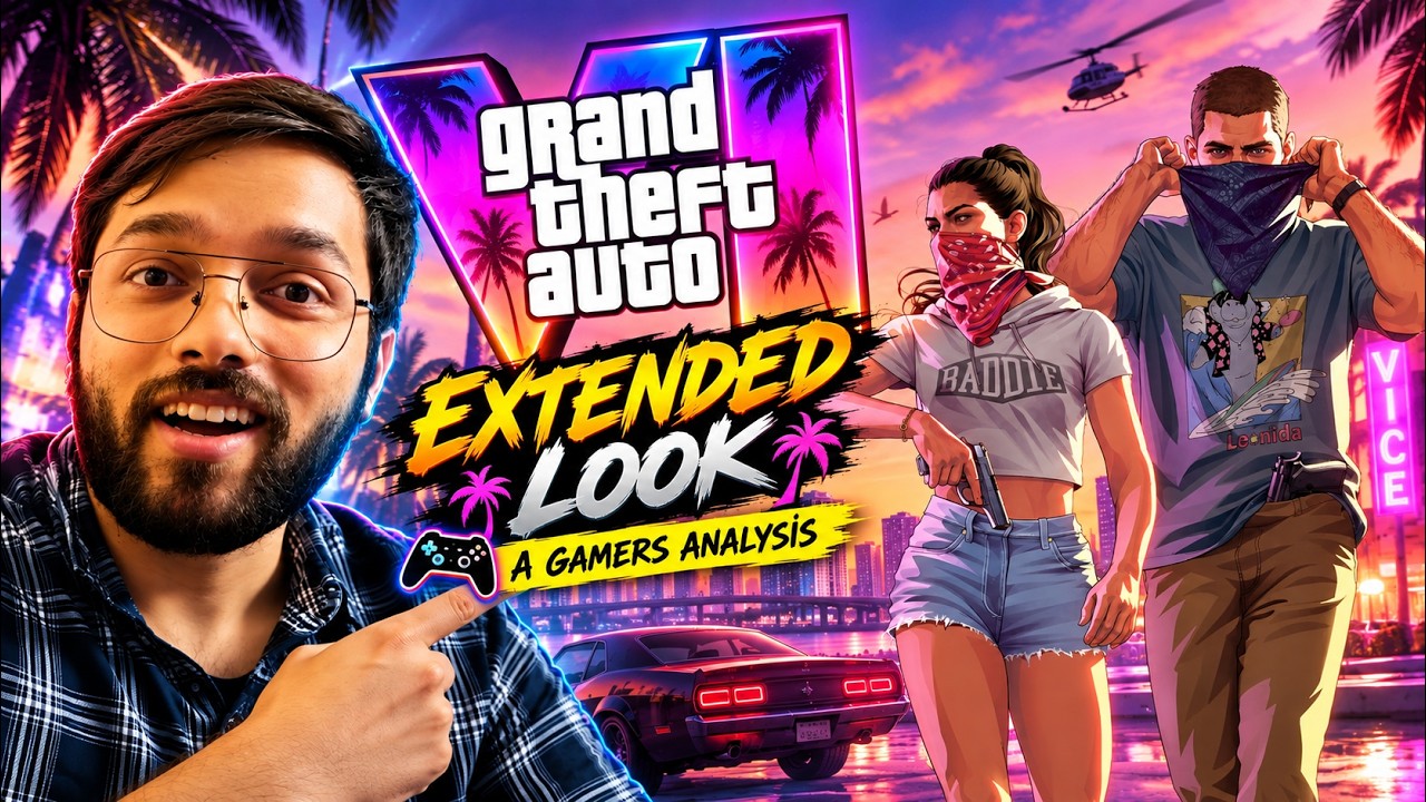 Video thumbnail for I am Shocked! GTA 6 EXTENDED LOOK REACTION | A Gamers Analysis | The Casual Gamer Zone