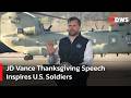 WATCH: U.S. Vice President JD Vance Delivers Heartfelt Speech to Troops at Fort Campbell | AQ14