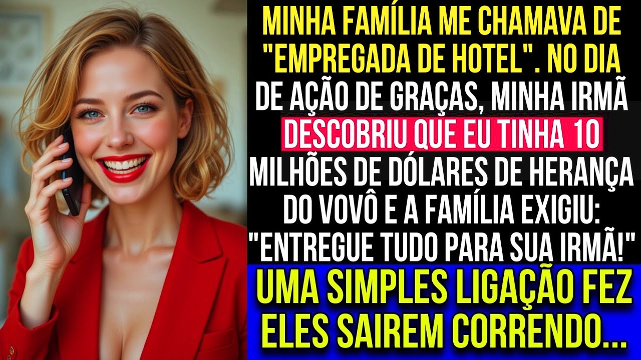Minha família queria que eu doasse minha fortuna de US$ 10 milhões para minha irmã, fechei para