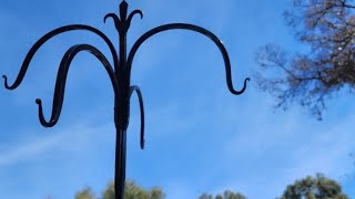 Forging a Four Way Shepherd's Hook Part  4 ASMR