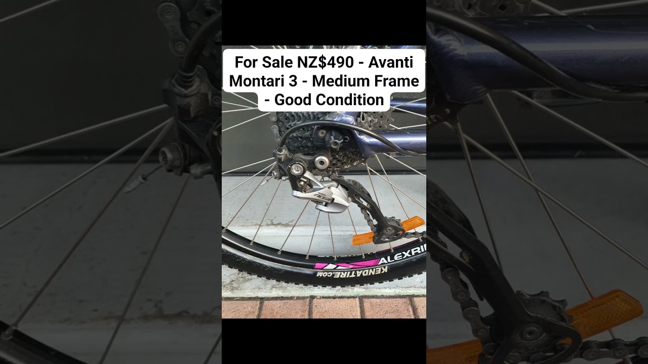 For Sale NZ$490 - Avanti Montari 3 - Medium Frame - Good Condition 