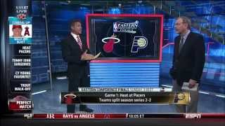 May 16, 2014 - ESPN - Miami Heat to Face Pacers for Third Straight Year in the Eastern Conf Finals