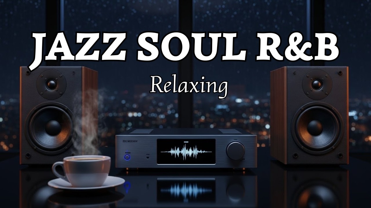 Slow Groove Jazz R&B 🎶 Chill Soul Beats for Relaxing
