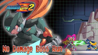 No Damage Boss Run (Hard Mode/Proto Form Only) - Mega Man Zero 2