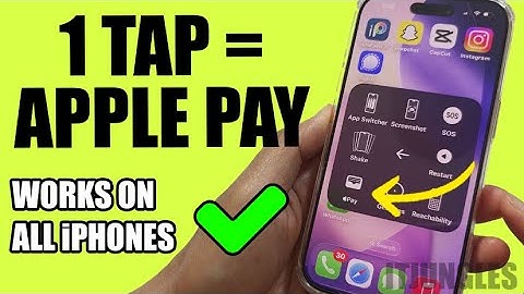 Hoe Apple Pay met één tik openen op iPhone 17 (AssistiveTouch)