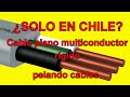 Como sacar el cobre de cables caleco - cable plano de 2-3 conductores solidos - Plastichumbo - Romex