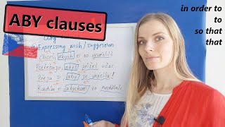 Aby Clauses ☝️ When to Use "aby" in Czech Phrases and How to Form This Construction