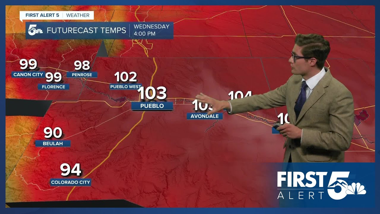 Record challenging heat Wednesday with Heat Advisories in effect - YouTube