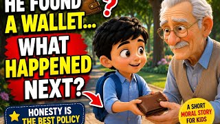 The Honest Boy | A Short Moral Story for Kids | Honesty is the Best Policy 🌟