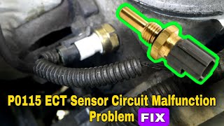P0115 ECT Sensor Circuit Malfunction Problem | Symptoms | Causes | Fix | @thecardoctorpakistan