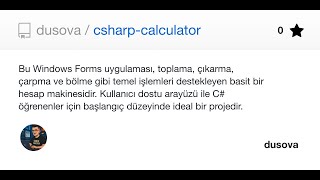 C# ile Hesap Makinesi | Windows Forms Projesi | Kod Videosu - Ödev #1 C# ile Hesap Makinesi | Windows Forms Projesi | Kod Videosu - Ödev #1