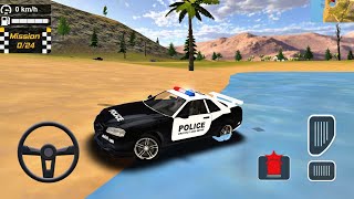 US Police Nissan GTR Extreme Off-road Stunt Driver - Police Car Driving - Android Gameplay screenshot 4