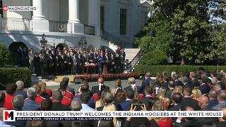 🇺🇸 President Trump Welcomes 2026 Football National Champion Indiana Hoosiers at White House [LIVE]