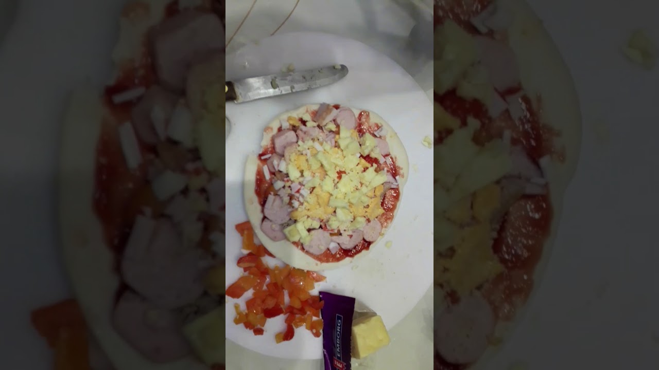 Phần 1 làm bánh pizza p1 YouTube