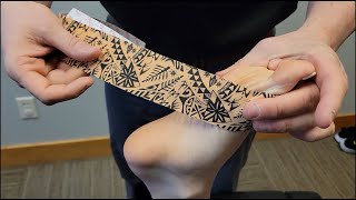 DYNAMIC TAPING for Foot Pain & Plantar Fasciitis @prochiropractic  | Dr Jon Wilhelm
