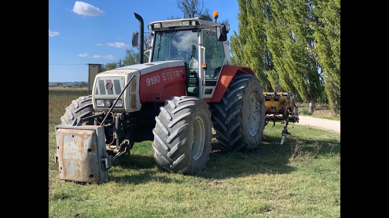 CabView | Steyr 9190 + Alpego Super Craker Franter 300 | Ripuntatura 2021