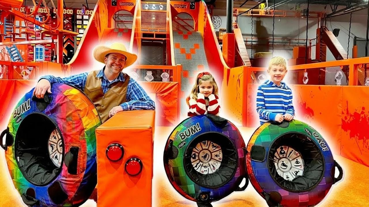 Diversão garantida no parque de trampolins