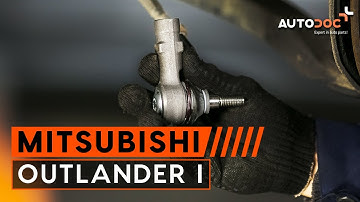 Wie Mitsubishi Outlander 1 Spurstangenkopf wechseln TUTORIAL | AUTODOC