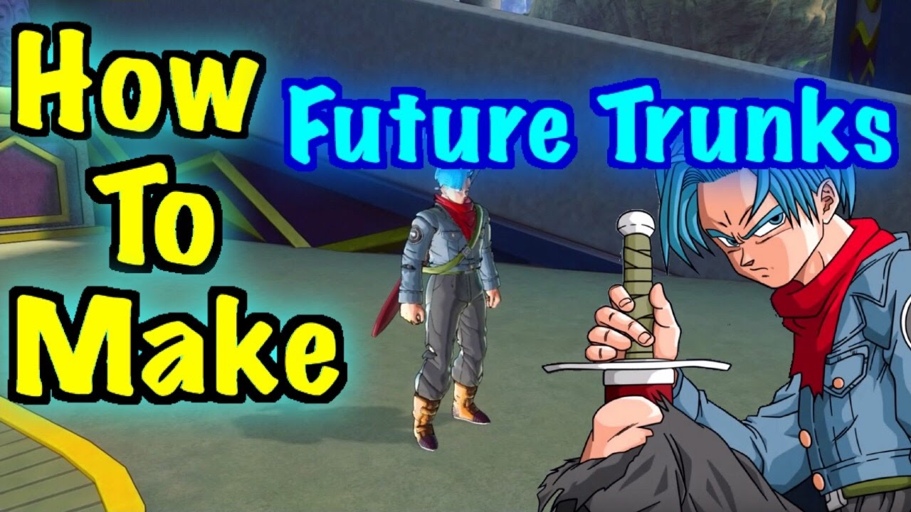 How to make Battle Suit Future Trunks Dragon Ball Xenoverse 2 