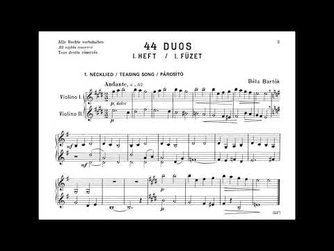 Bartok 44 Duos