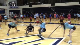 Nick Woodard Does Double Dutch Pairs With Hamisi