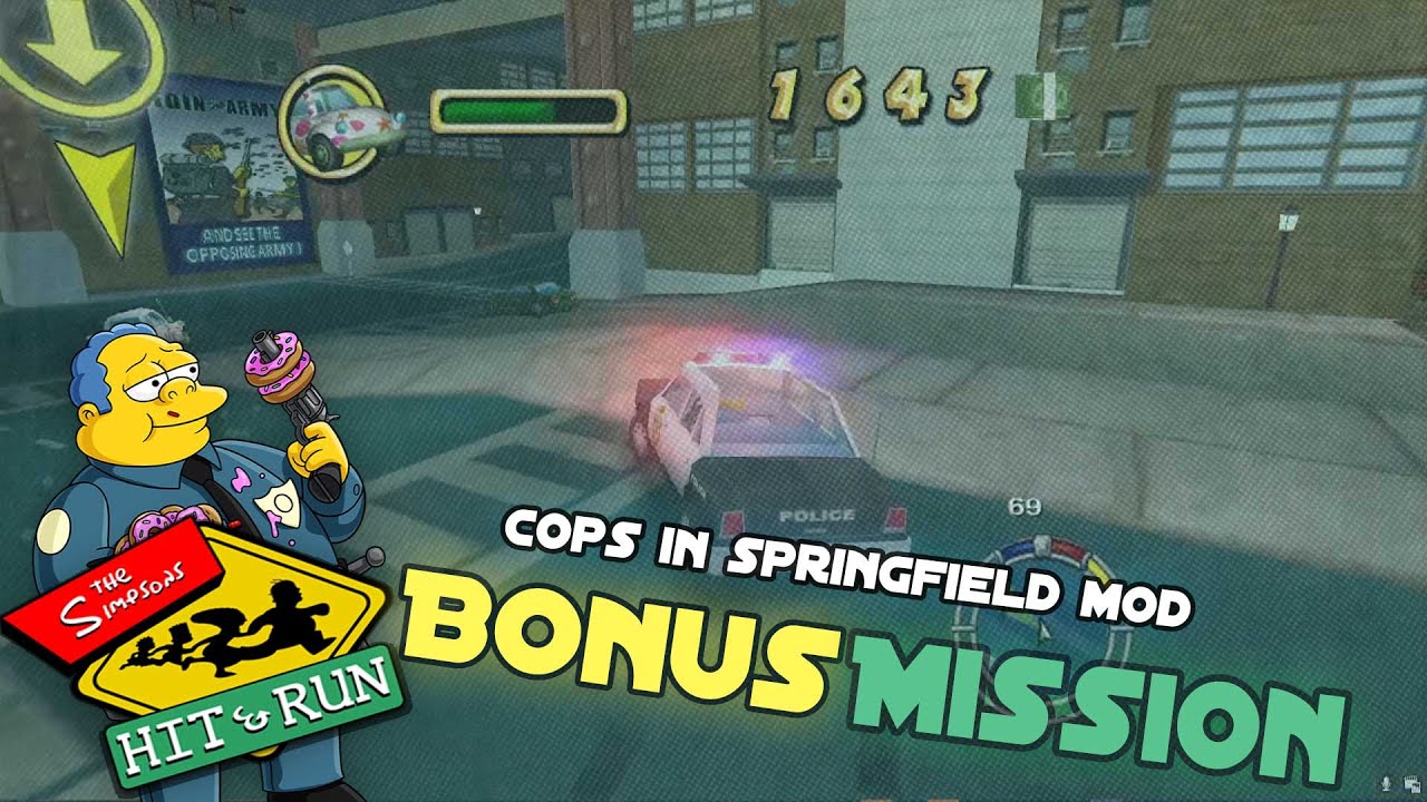 GamePlay Walktrough bonus Mission Cops in springfield mod (The Show ...