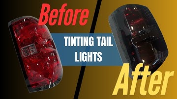 Tinting Tail Lights | Factory Results with a Custom Look!