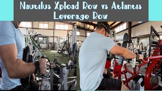 Nautilus Xpload Row vs Atlantis D-437 Leverage Row