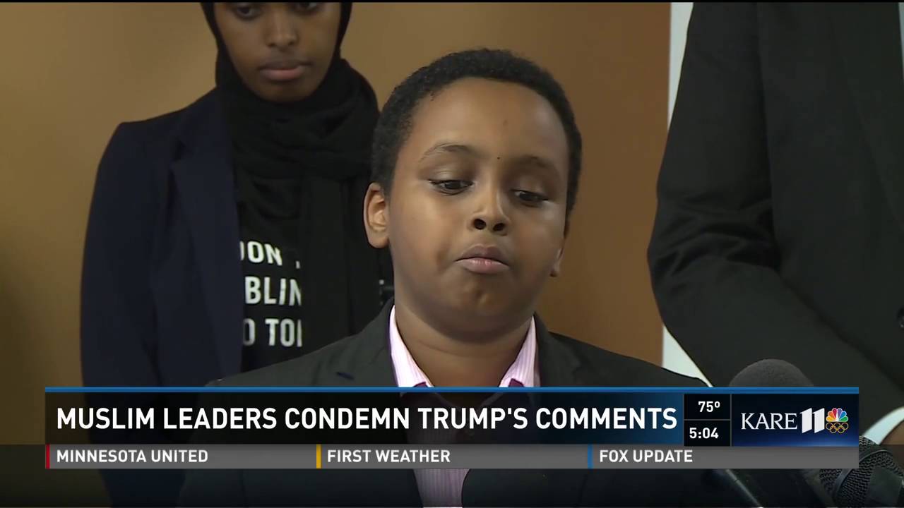 Video: CAIR-MN, Muslim Leaders Condemn Donald Trump's Islamophobic Rhetoric