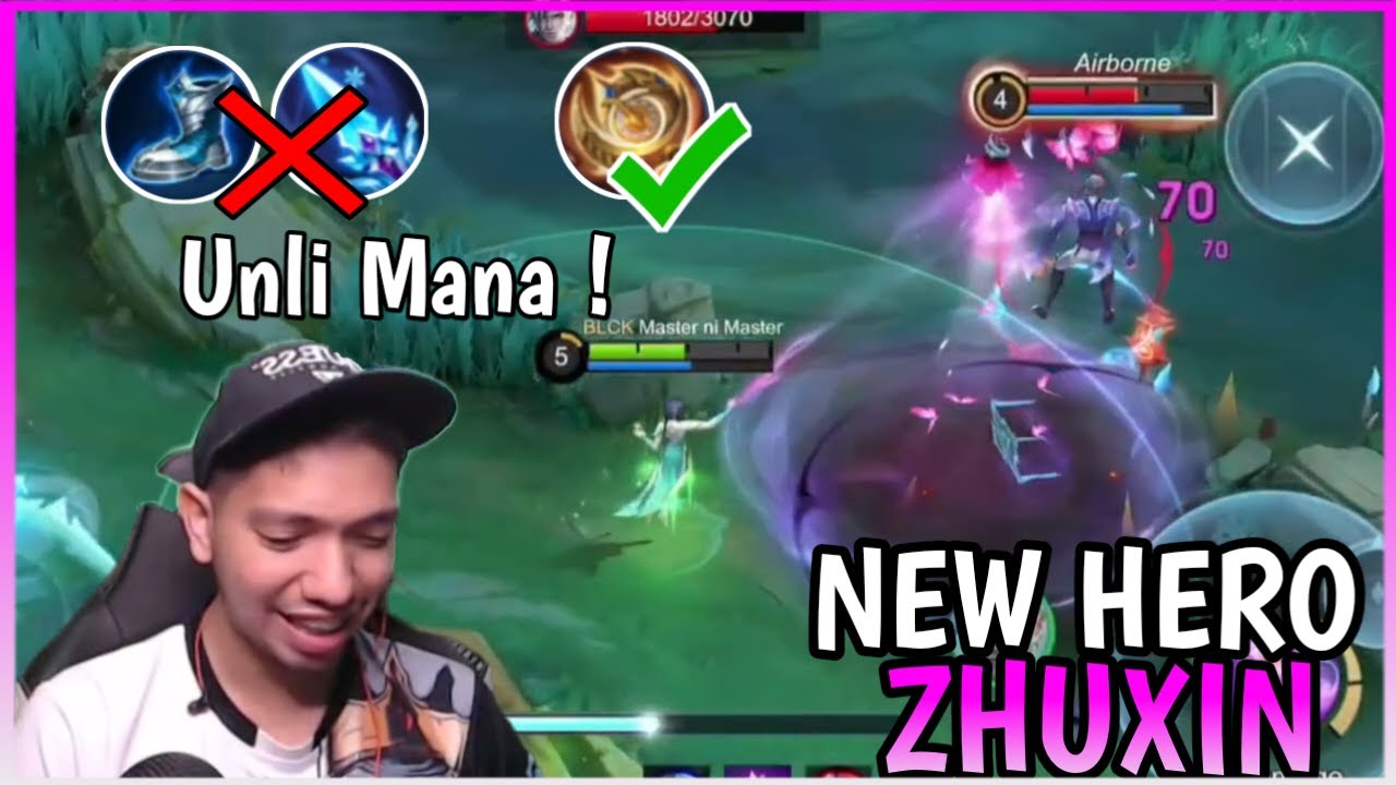 New Hero Zhuxin with Unli Mana | Zhuxin Gameplay | MLBB