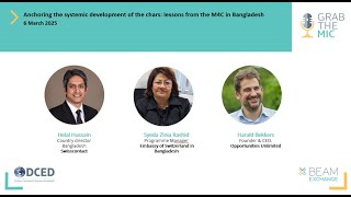 Anchoring the systemic development of the chars: lessons from the M4C in Bangladesh