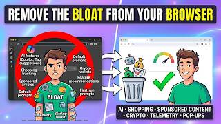 ✅ Remove The Bloat From Your Browser - AI, Default Prompts, Shopping, Telemetry, 1st Run Wizards.. ✅ screenshot 1