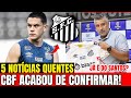 SAIU! URGENTE! 5 NOTÍCIAS DO SANTOS DE CAÍR O QUEIXO! ÚLTIMAS NOTÍCIAS DO SANTOS DE HOJE