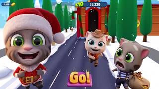 Christmas Santa World Full Run ❄️ Talking Tom Gold Run Gameplay! screenshot 5