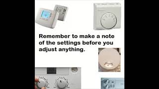 How To Put A Glowworm Energy Boiler Into Service Mode Function Energy High Fire Low Fire